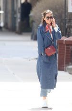 KATIE HOLMES Out and About in New York 03/27/2019