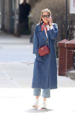 KATIE HOLMES Out and About in New York 03/27/2019