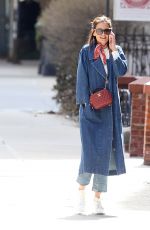 KATIE HOLMES Out and About in New York 03/27/2019