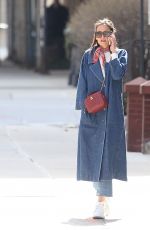 KATIE HOLMES Out and About in New York 03/27/2019