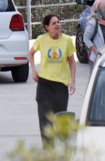 KATIE HOLMES Out on Lesbos Island 03/20/2019