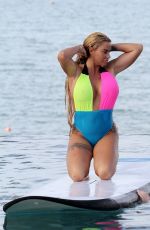 KATIE PRICE in Swimsuit on Vacation in Koh Samui 03/13/2019