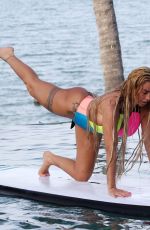 KATIE PRICE in Swimsuit on Vacation in Koh Samui 03/13/2019