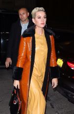 KATY PERRY Arrives at To Kill a Mockingbird on Broadway Show in New York 02/28/2019