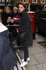 KEELEY HAWES Leaves BBC Radio in London 03/15/2019