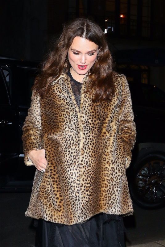 KEIRA KNIGHTLEY Arrives at Her Home in New York 03/12/2019