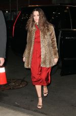 KEIRA KNIGHTLEY Arrives at Her Hotel in New York 03/13/2019