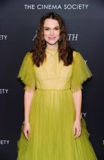 KEIRA KNIGHTLEY at The Aftermath Screening in New York 03/13/2019