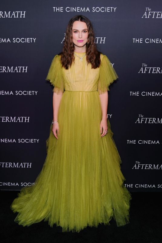 KEIRA KNIGHTLEY at The Aftermath Screening in New York 03/13/2019