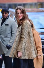 KEIRA KNIGHTLEY Leaves Build Studio in New York 03/12/2019