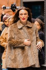KEIRA KNIGHTLEY Leaves Build Studio in New York 03/12/2019
