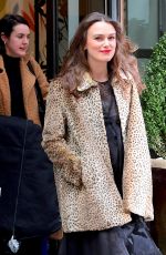 KEIRA KNIGHTLEY Leaves Her Hotel in New York 03/12/2019