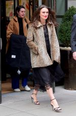 KEIRA KNIGHTLEY Leaves Her Hotel in New York 03/12/2019