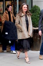 KEIRA KNIGHTLEY Leaves Her Hotel in New York 03/12/2019