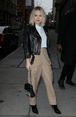 KELLI BERGLUND Arrives at AOL Build in New York 03/01/2019