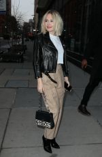 KELLI BERGLUND Arrives at AOL Build in New York 03/01/2019