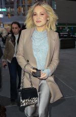 KELLI BERGLUND Arrives at MTV Studios in New York 02/28/2019