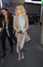 KELLI BERGLUND Leaves Now Apocalypse Promo at MTV Studios in New York 02/28/2019