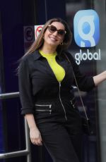 KELLY BROOK Arrives at Heart Radio Studios in London 03/11/2019