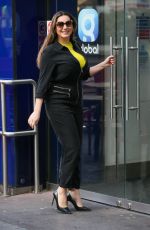 KELLY BROOK Arrives at Heart Radio Studios in London 03/11/2019