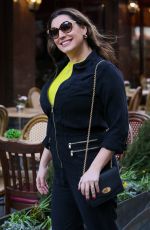 KELLY BROOK Arrives at Heart Radio Studios in London 03/11/2019