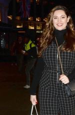 KELLY BROOK Leaves Global Radio Studios in London 03/21/2019