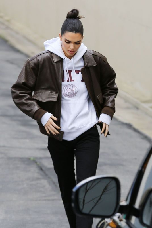 KENDALL JENNER Arrives at a Studio in Los Angeles 03/07/2019