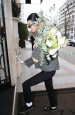 KENDALL JENNER Arrives at George V Hotel in Paris 03/15/2019