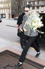 KENDALL JENNER Arrives at George V Hotel in Paris 03/15/2019