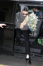KENDALL JENNER Arrives at George V Hotel in Paris 03/15/2019