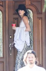KENDALL JENNER Arrives at Kanye West
