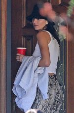 KENDALL JENNER Arrives at Kanye West