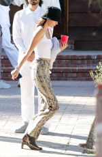 KENDALL JENNER Arrives at Kanye West
