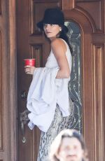 KENDALL JENNER Arrives at Kanye West