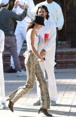 KENDALL JENNER Arrives at Kanye West