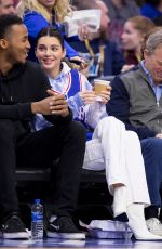 KENDALL JENNER at Pacers vs 76ers Game in Philadelphia 03/10/2019