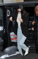 KENDALL JENNER Leaves Her Hotel in Paris 03/13/2019