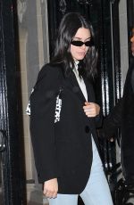 KENDALL JENNER Leaves Her Hotel in Paris 03/13/2019