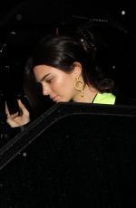 KENDALL JENNER Leaves Madison Beer