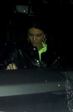 KENDALL JENNER Leaves Madison Beer