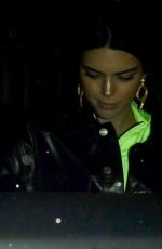 KENDALL JENNER Leaves Madison Beer