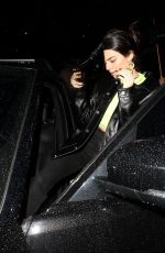 KENDALL JENNER Leaves Madison Beer