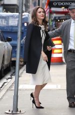 KERI RUSSELL Arrives at Good Morning America in New York 03/25/2019