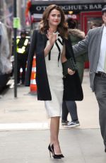 KERI RUSSELL Arrives at Good Morning America in New York 03/25/2019