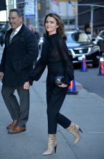 KERI RUSSELL Arrives at Late Show with Stephen Colbert in New york 03/26/2019
