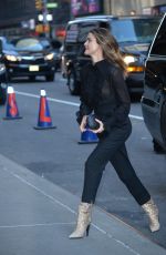KERI RUSSELL Arrives at Late Show with Stephen Colbert in New york 03/26/2019