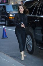 KERI RUSSELL Arrives at Late Show with Stephen Colbert in New york 03/26/2019