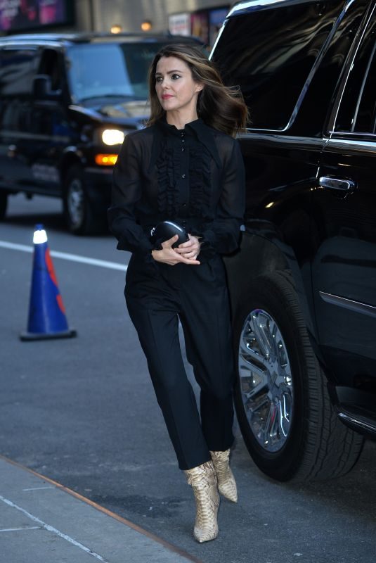 KERI RUSSELL Arrives at Late Show with Stephen Colbert in New york 03/26/2019