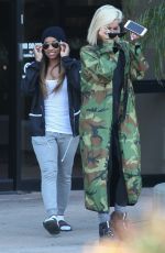 KHLOE KARDASHIAN and MALIKA HAQQ Out in Calabasas 03/24/2019