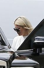 KHLOE KARDASHIAN Arrives at Sunday Church Service in Los Angeles 03/03/2019